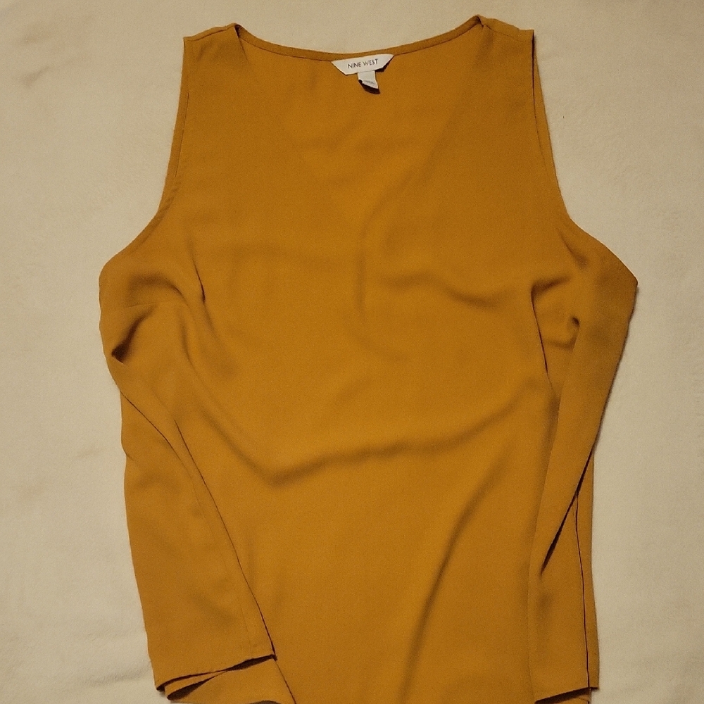 Mustard Sleeveless Top